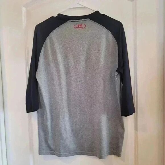 Under Armour Unisex Youth Baseball/Softball Raglan Sleeve T-Shirt - Picture 7 of 8